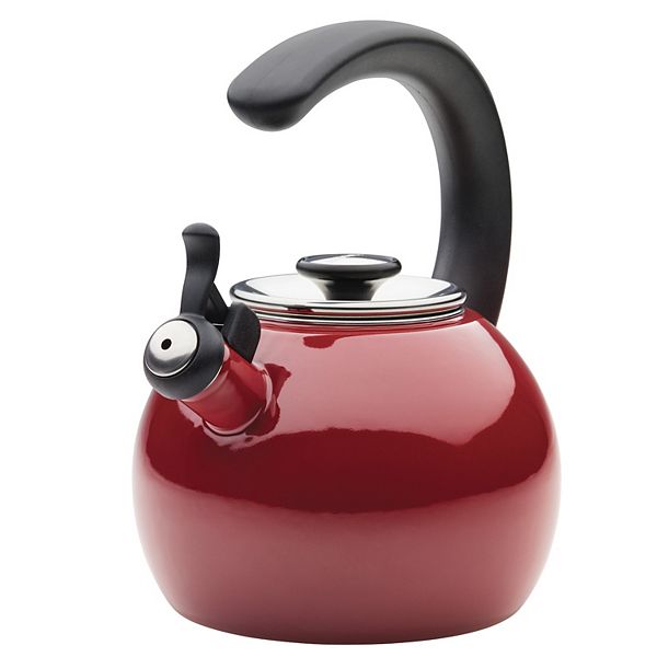 Circulon 2qt. EnamelonSteel Whistling Tea Kettle