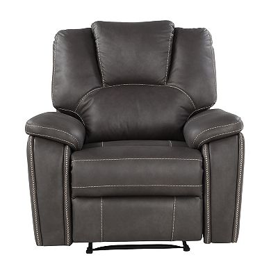 Steve Silver Co. Katrine Manual Faux-Leather Recliner