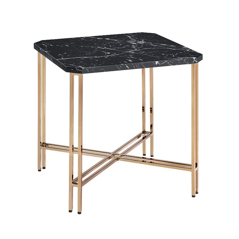 Steve Silver Co. Daxton Faux-Marble Square End Table, Multicolor