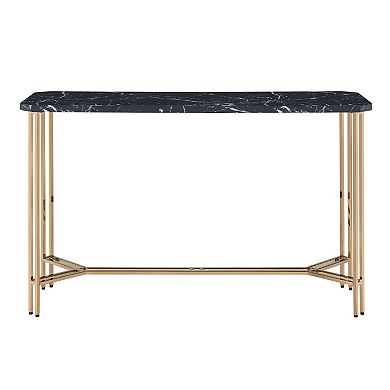 Steve Silver Co. Daxton Faux-Marble Sofa Table