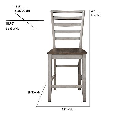 Steve Silver Co. Abacus Counter Chair 2-Piece Set