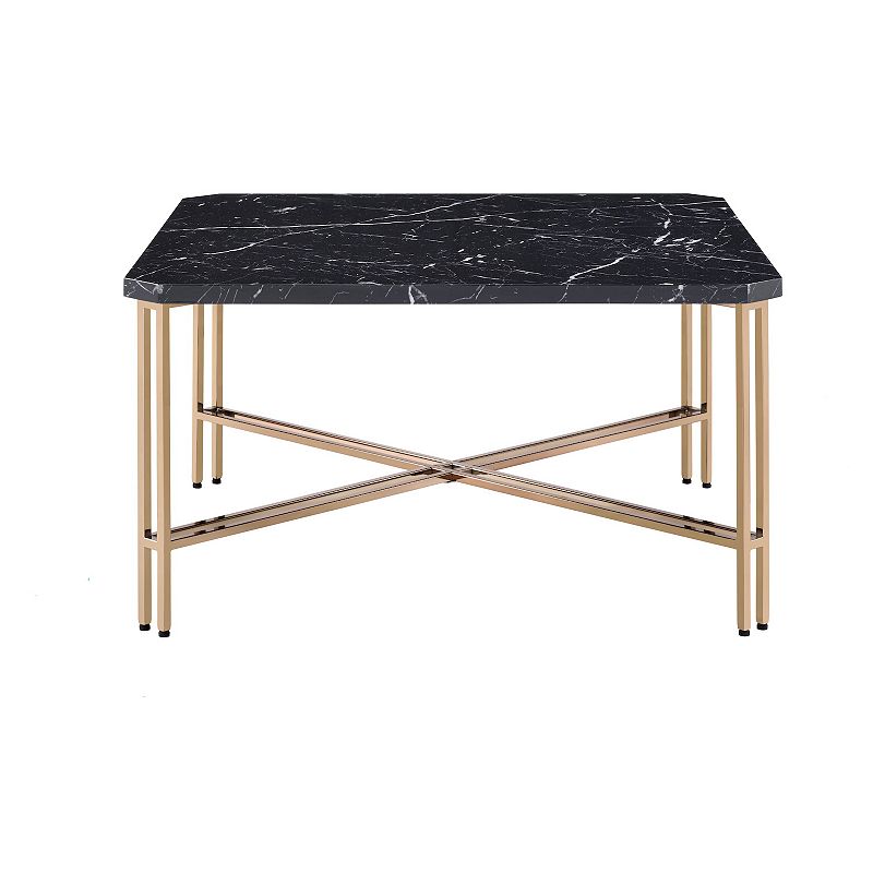 68728726 Steve Silver Co. Daxton Faux-Marble Square Cocktai sku 68728726
