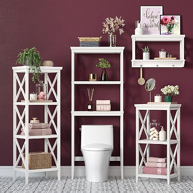 RiverRidge Home La Crosse Bathroom Storage Tower Floor Decor