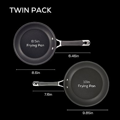 Circulon Radiance 2-pc. Hard-Anodized Nonstick Frypan Set