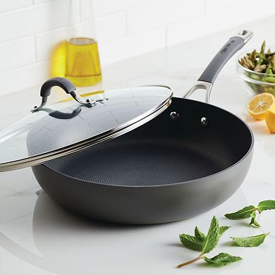 Circulon Radiance 12-in. Hard-Anodized Nonstick Deep Frypan