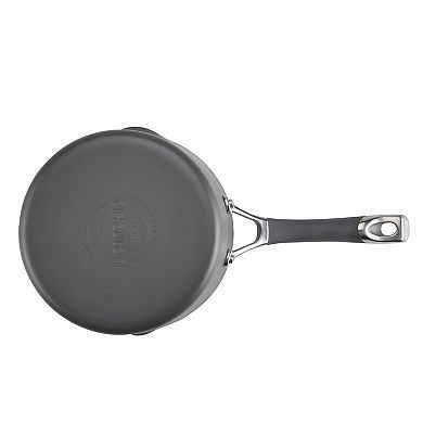 Circulon Radiance 3-qt. Hard-Anodized Nonstick Saucepan with Straining Lid