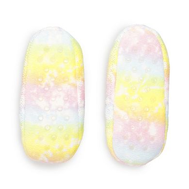 Girls Tie Dye Fuzzy Babba Slipper Socks