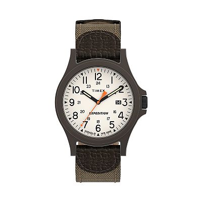 Timex Expedition Acadia 40 MM Men s Leather Strap Watch TW4B23700JT