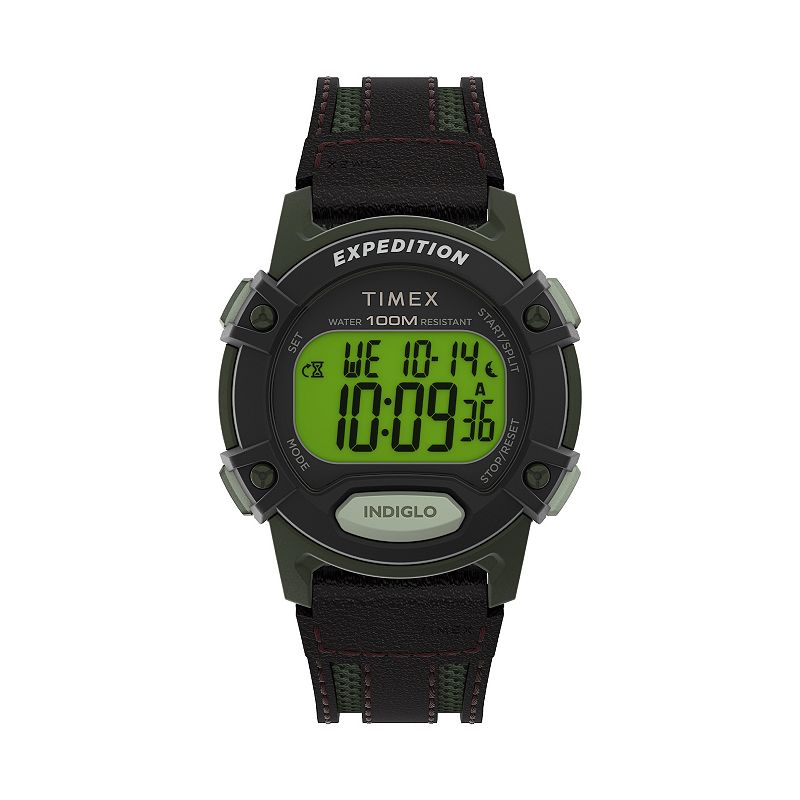 Timex® Expedition 41 mm Men's Digital Chronograph Watch - TW4B24400JT, Size: Large, Brown