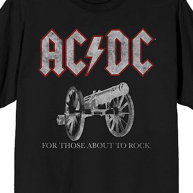 Men's AC/DC For Those About to Rock Cannon Tee