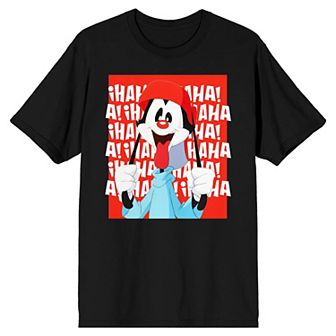 Men's Animaniacs Cartoon Yakko Laugh Tee