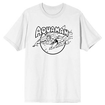 Men's Aquaman Superhero Dive Tee