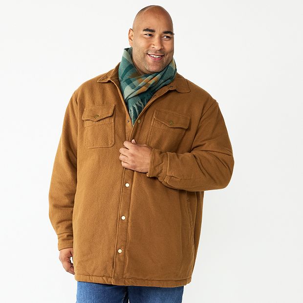 Big and tall sherpa lined jacket hotsell