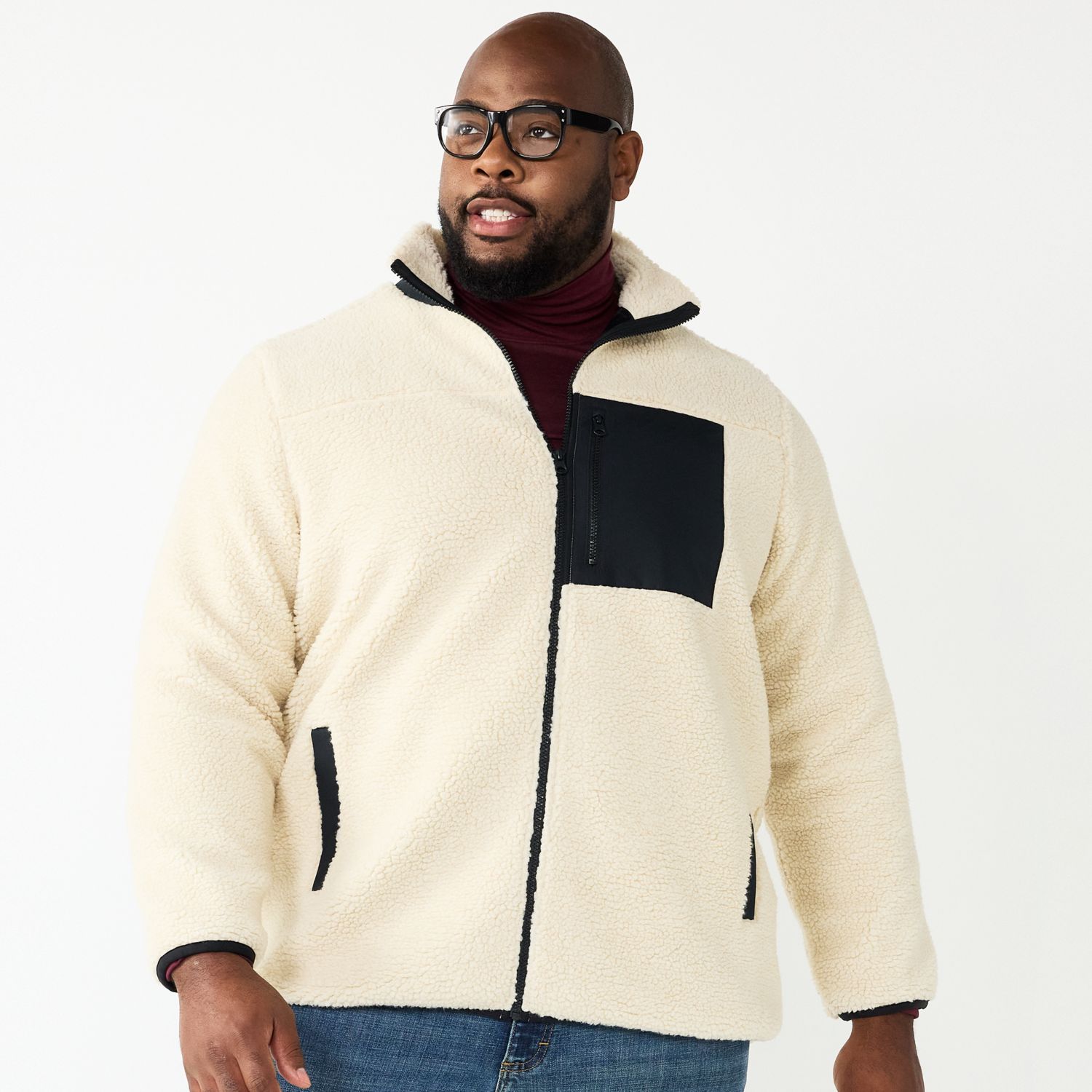 mens sherpa big and tall