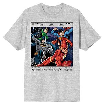 Men's DC Comics JL Justice League Tee