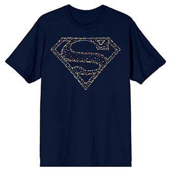 Men's Superman Man of Steel Logo Tee