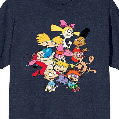 Men's Nick 90s Characters Tee