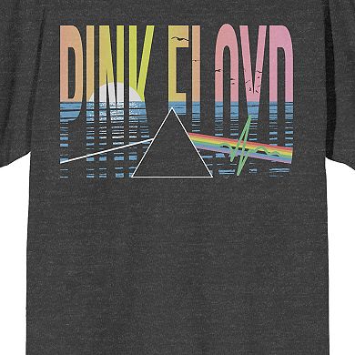 Men's Pink Floyd Sea Design Logo Tee