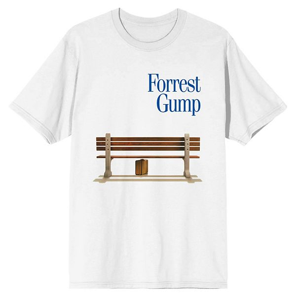 Men's Forrest Gump Bus Stop Bench Tee