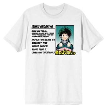 Men's My Hero Academia Deku Name Tee