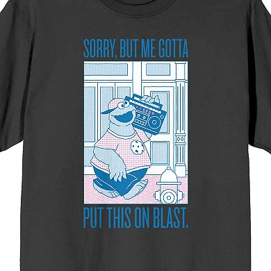 Men's Sesame Street Cookie Monster Tee