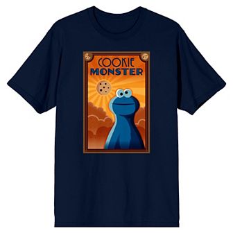 Men's Sesame Street Cookie Frame Tee