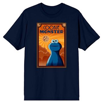 Men's Sesame Street Cookie Frame Tee