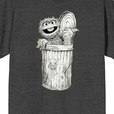 Men's Sesame Street Oscar Tee