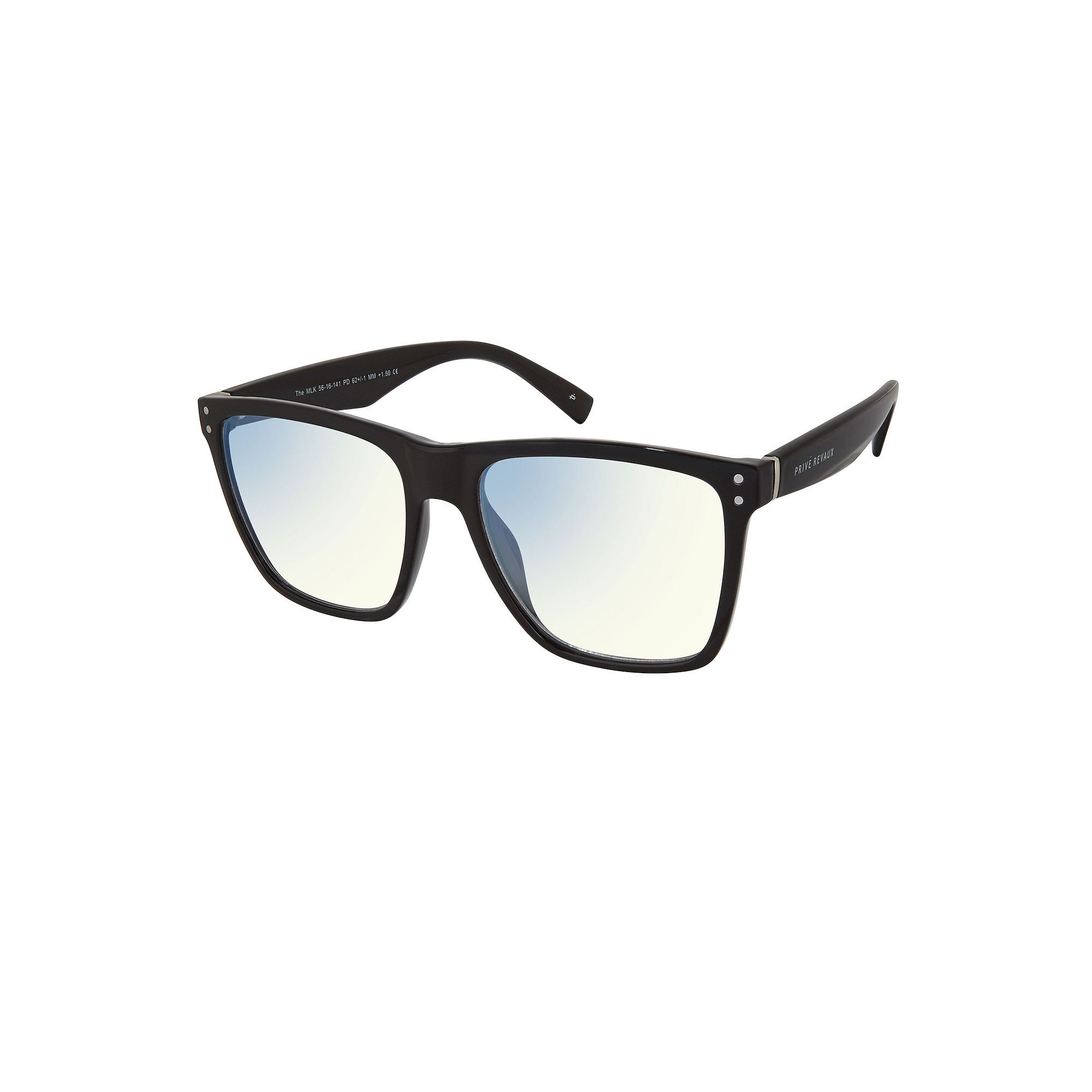 PRIVE REVAUX The Visionary Reading Glasses, Size: 0, Black Black