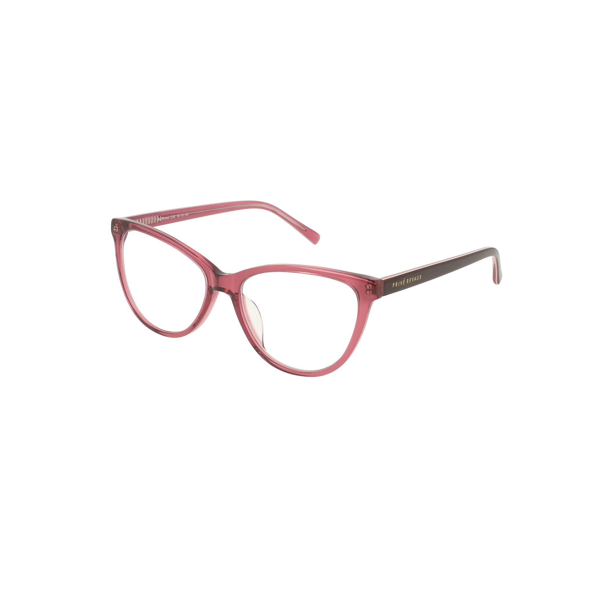 Womens PRIVE REVAUX Reconnect Reading Glasses, Size: 0, Merlot