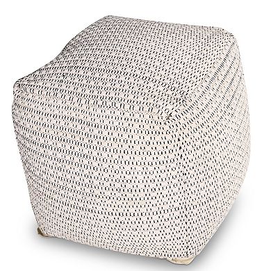 Steve Silver Co. Hakim Square Handwoven Pouf