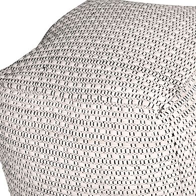 Steve Silver Co. Hakim Square Handwoven Pouf