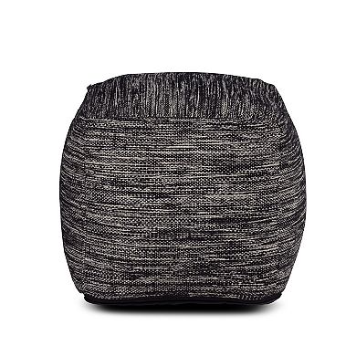Steve Silver Co. Omari Square Handwoven Pouf Ottoman