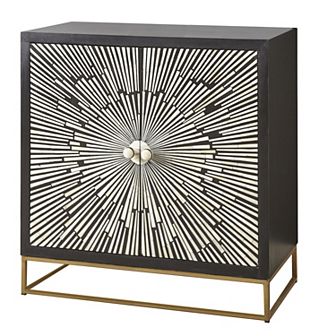 Steve Silver Co. Amika Two-Door Sunburst Accent Cabinet