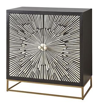 Steve Silver Co. Amika Two-Door Sunburst Accent Cabinet