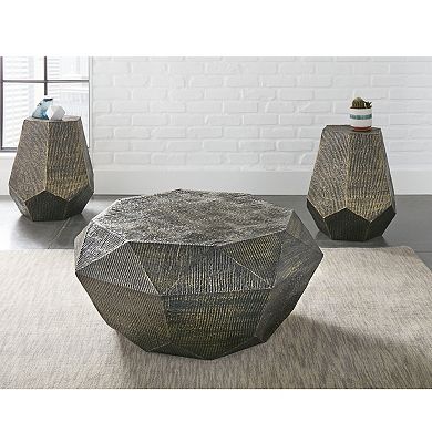 Steve Silver Co. Donato Hexagon End Table