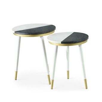 Steve Silver Co. Taj Round Side Table 2 pc Set