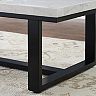 Steve Silver Co. Lucca White Marble-Top Cocktail Table