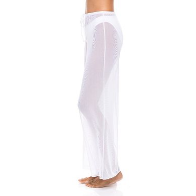 Women's Jordan Taylor Power Mesh Swim Cover-Up Pants