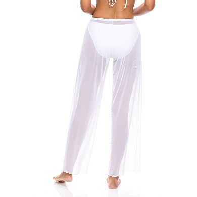 Women's Jordan Taylor Power Mesh Swim Cover-Up Pants