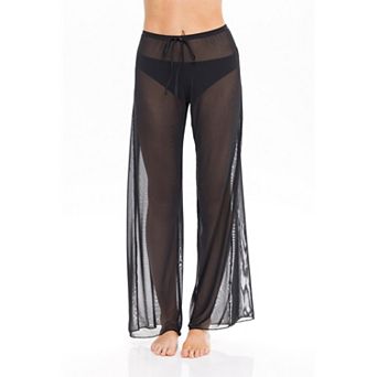Women's Jordan Taylor Power Mesh Swim Cover-Up Pants