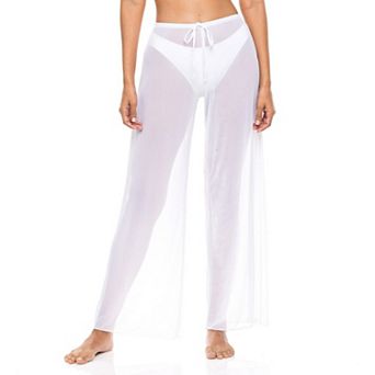 Women's Jordan Taylor Power Mesh Swim Cover-Up Pants