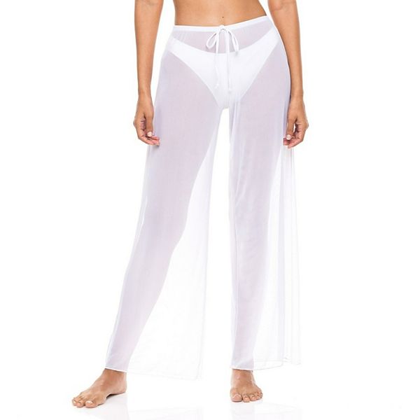 Women's Jordan Taylor Power Mesh Swim CoverUp Pants