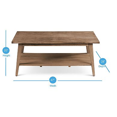 Steve Silver Co. Milani Rectangle Cocktail Table