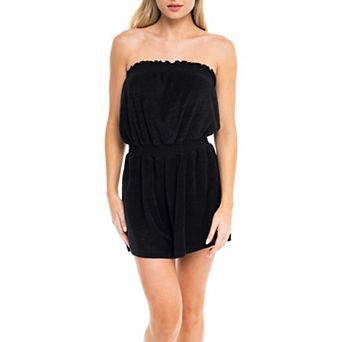 Women's Jordan Taylor Terrycloth Swim Cover-Up Romper