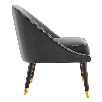 Steve Silver Co. Avalon Modern Velvet Accent Chair