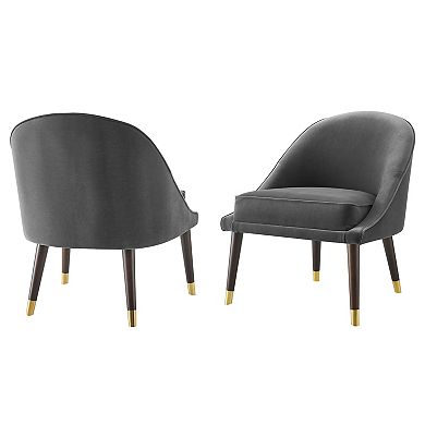 Steve Silver Co. Avalon Modern Velvet Accent Chair