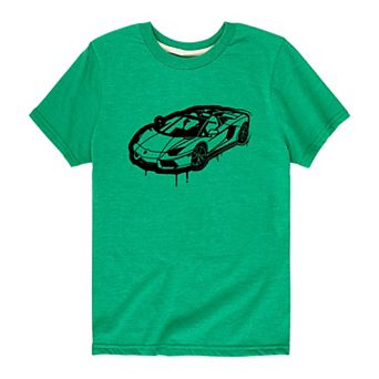 Boys 8-20 Sports Car Graphic Tee