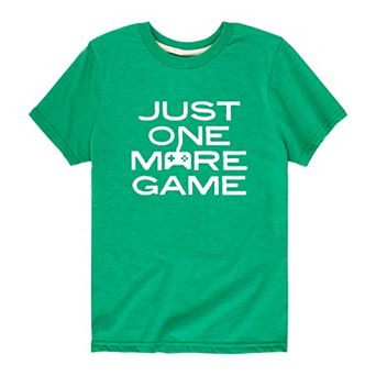 Boys 8-20 Just One More Game Graphic Tee
