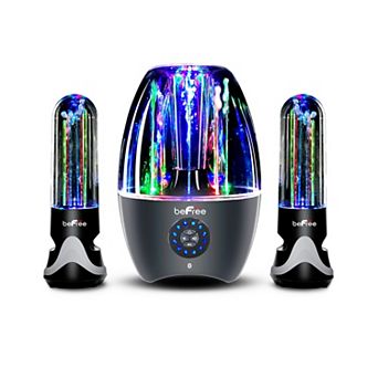 beFree Sound 2.1 Channel Bluetooth Multimedia LED Dancing Water Sound System